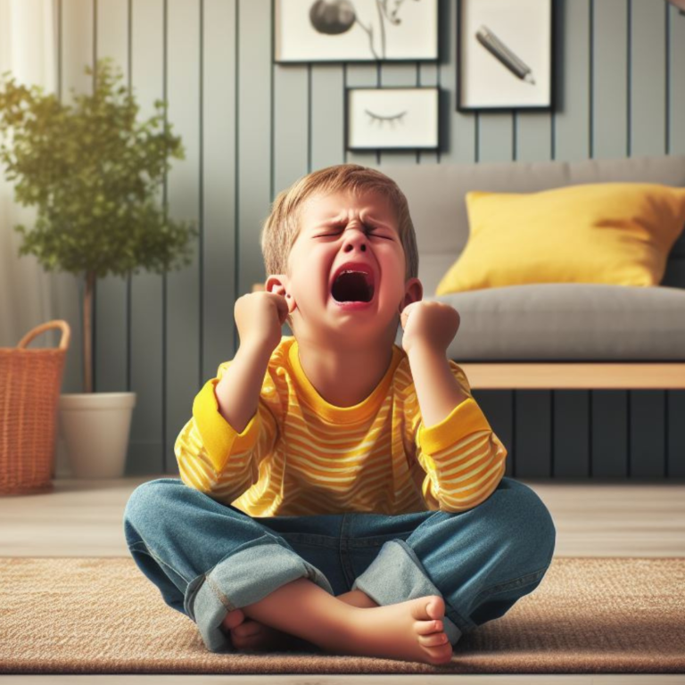 child having a meltdown