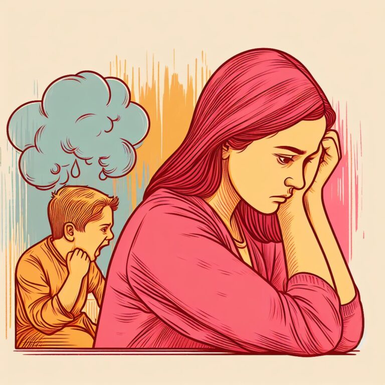 grieving mom