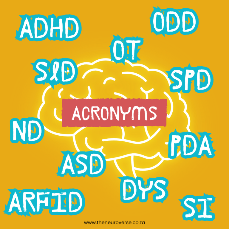 Neurodiversity Acronyms