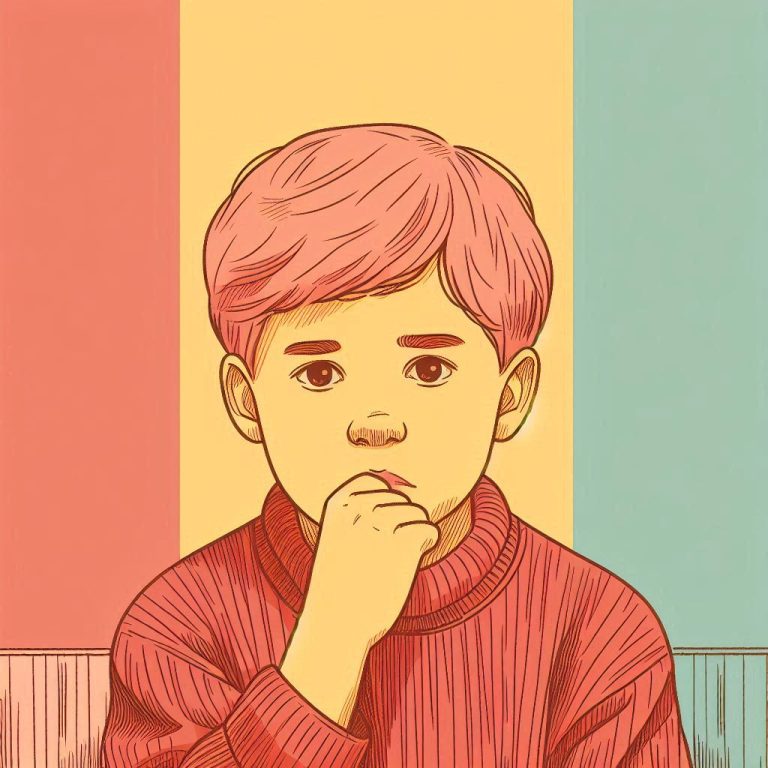 boy worrying