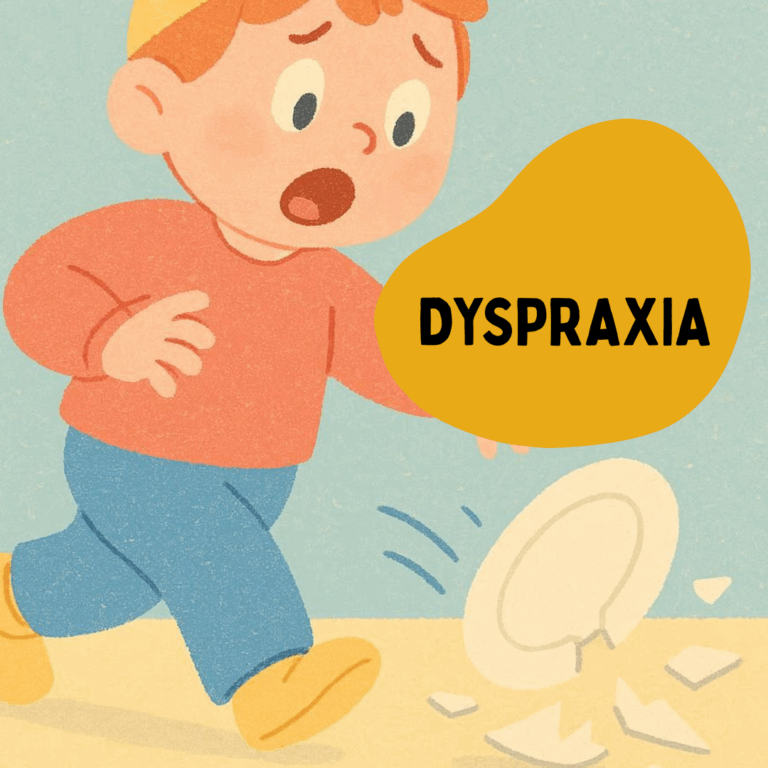 child dropping plate