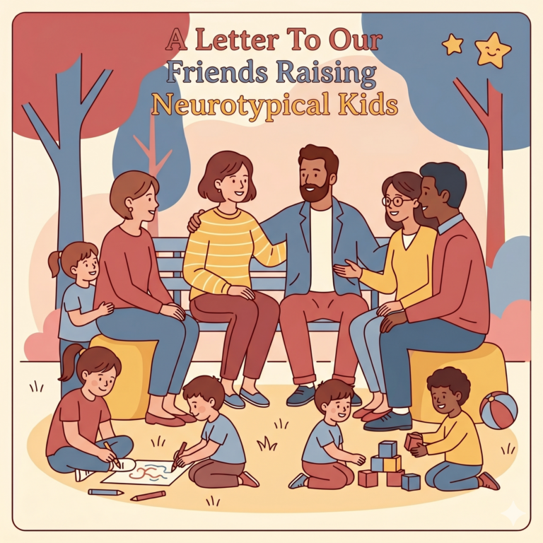 a letter to my friends raising neurotypical kids