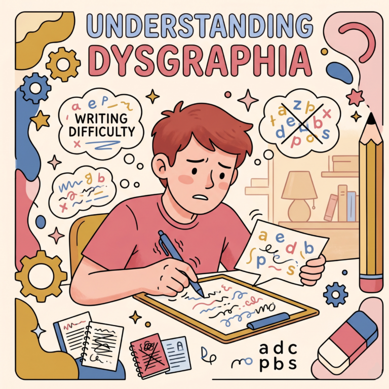 boy with dysgraphia